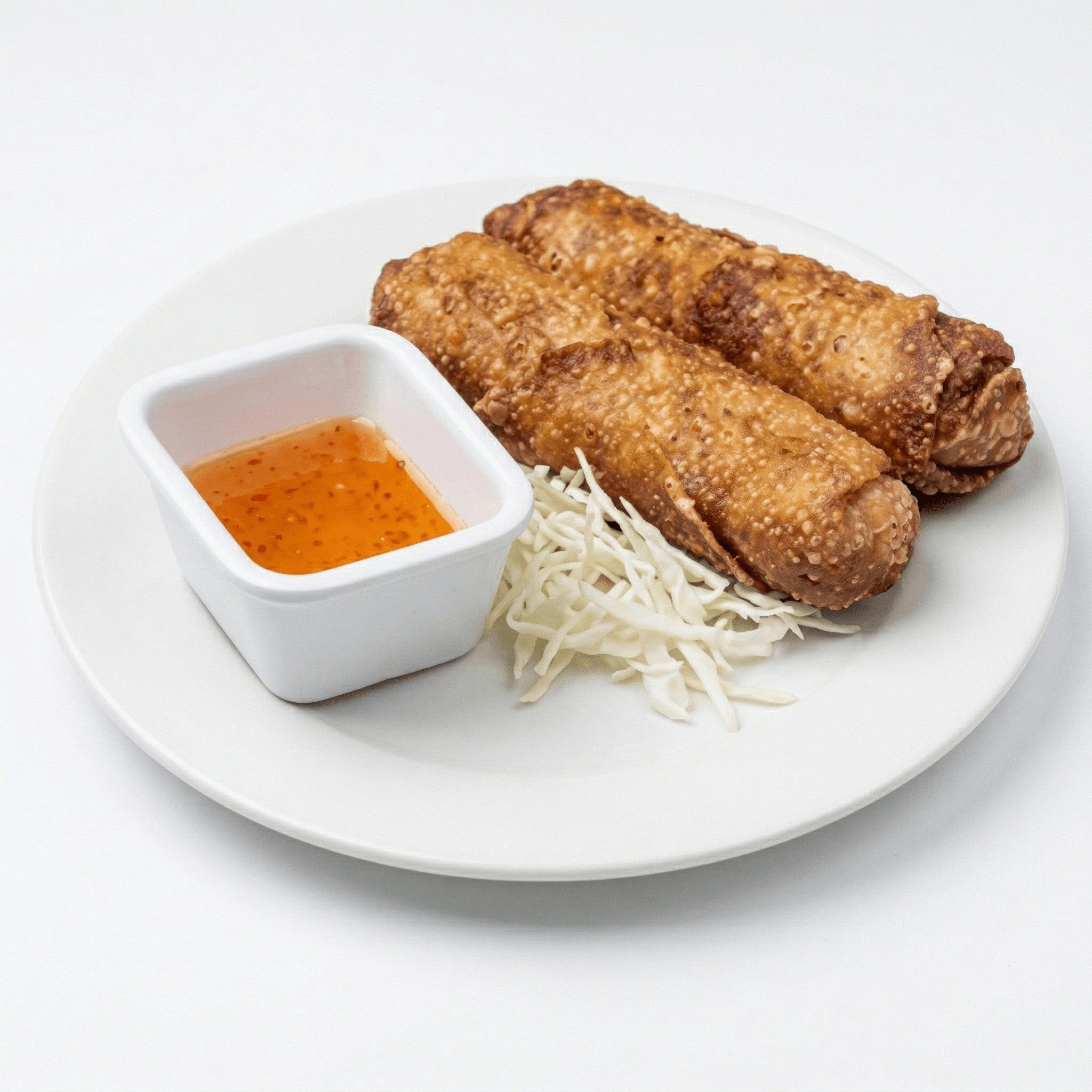 Pork Egg Rolls Lunch.