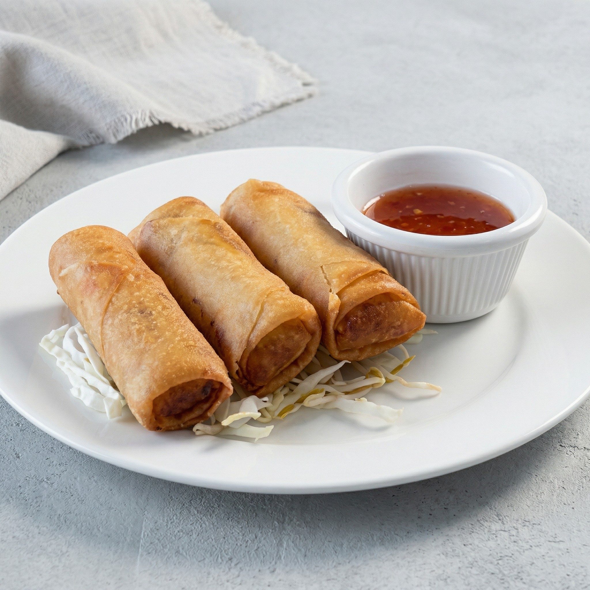Harumaki (Veg Egg Rolls).