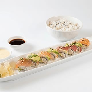 Rainbow Roll Lunch