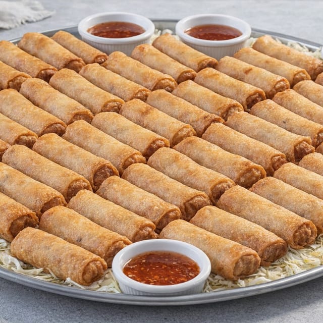 Harumaki (Veg Egg Rolls) - Catering.