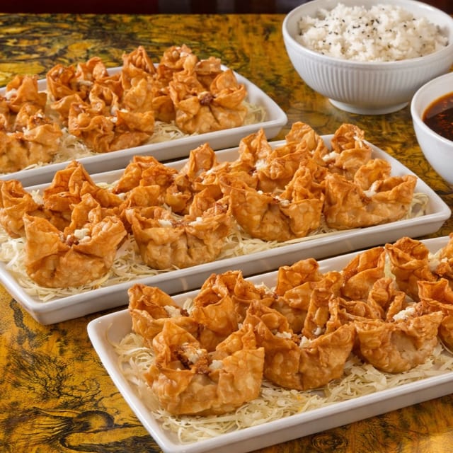 Crab Rangoon - Catering.