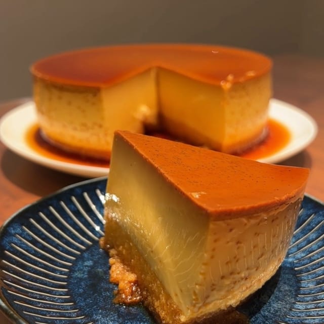 Japanese Caramel Custard Pudding (Purin).