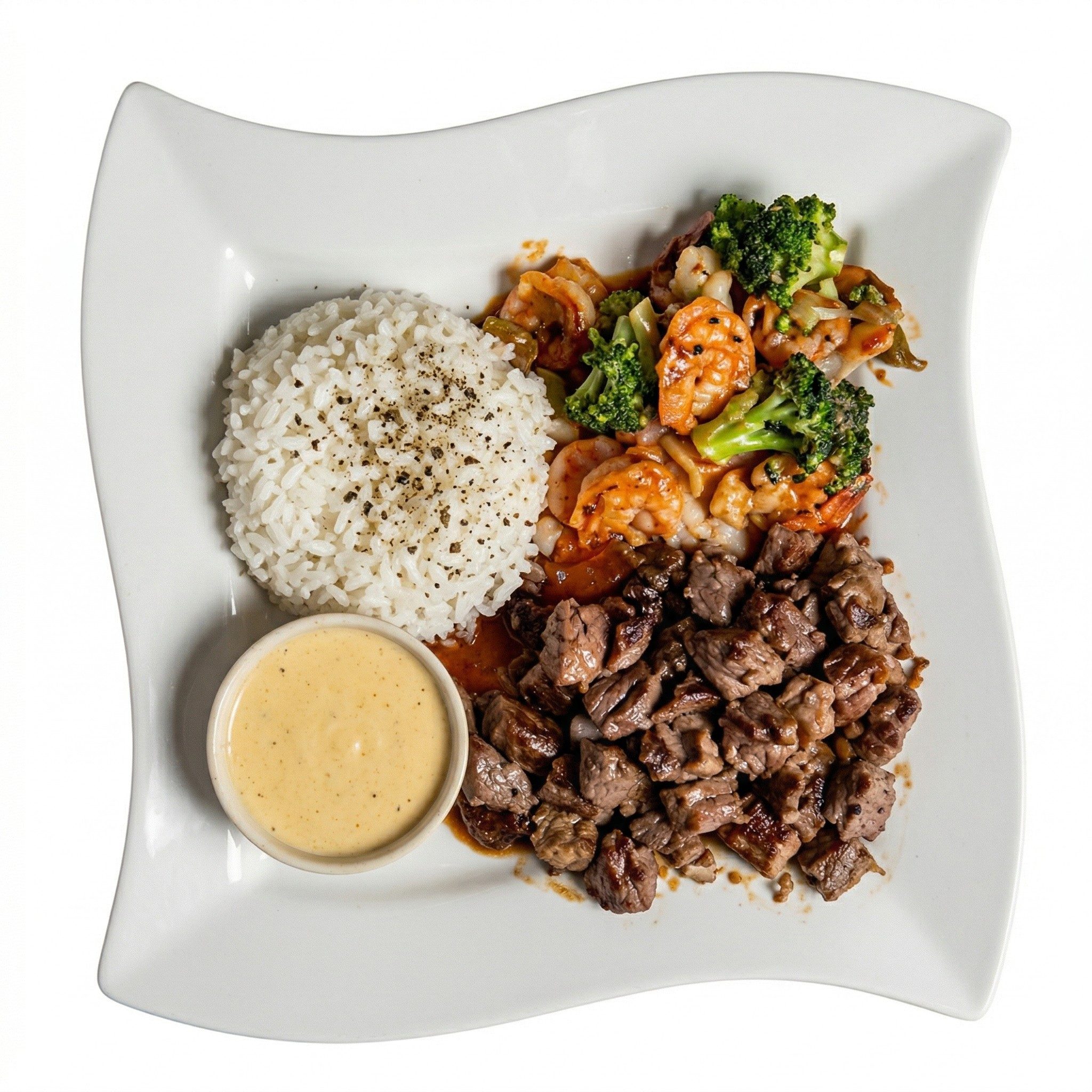 Hibachi Steak Plate.