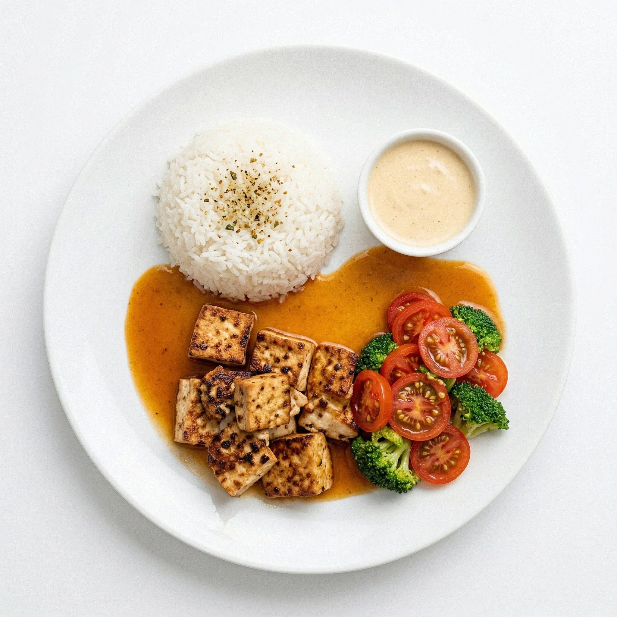 Hibachi Tofu Plate.