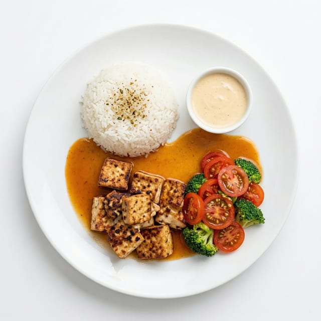 Hibachi Tofu Plate.