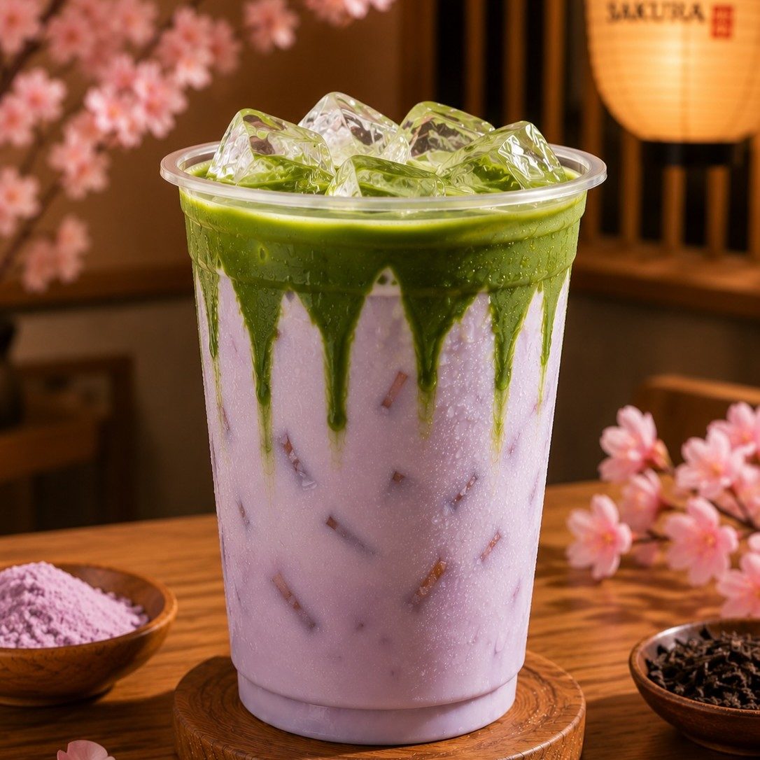 Taro Milk Tea.