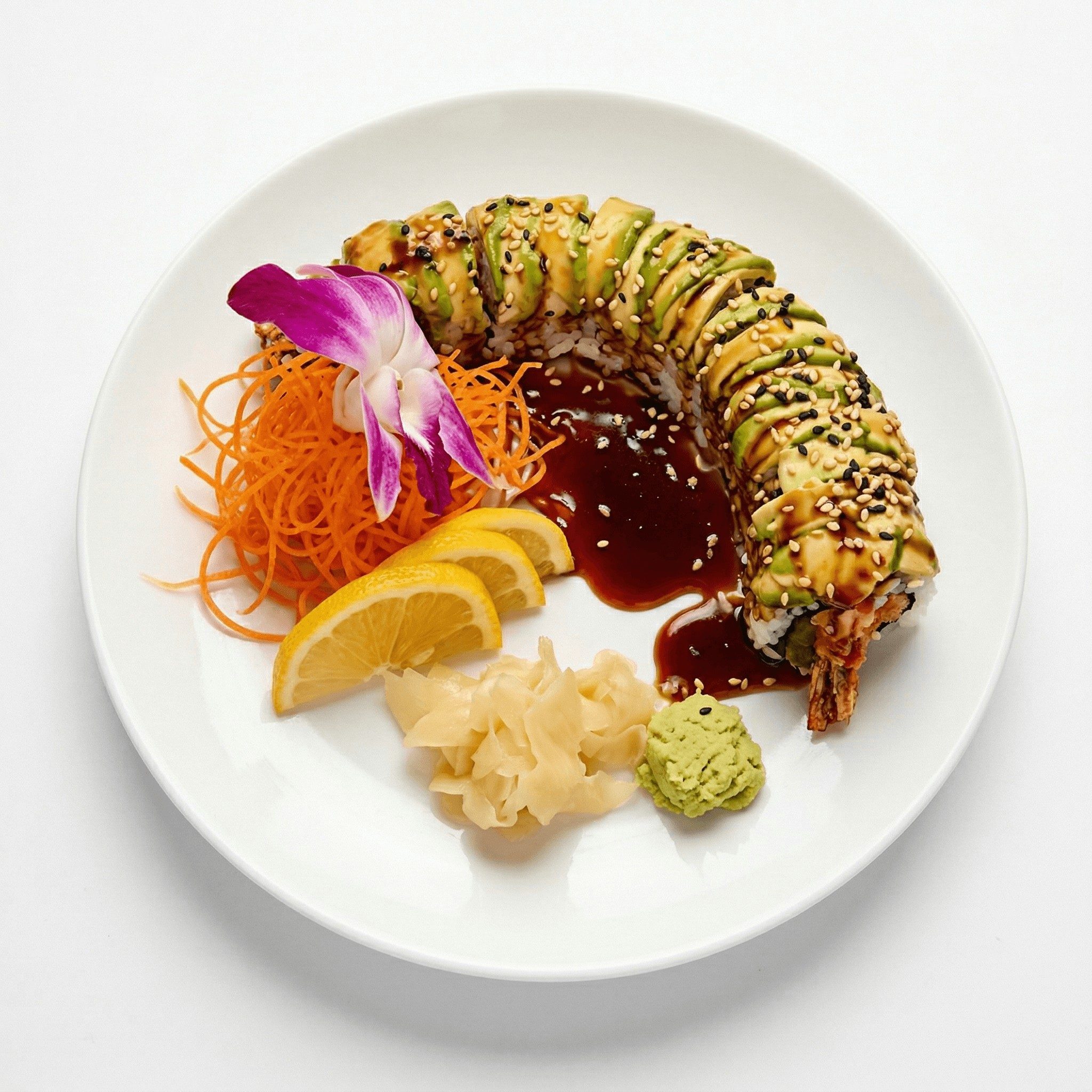 Dragon Roll Lunch.
