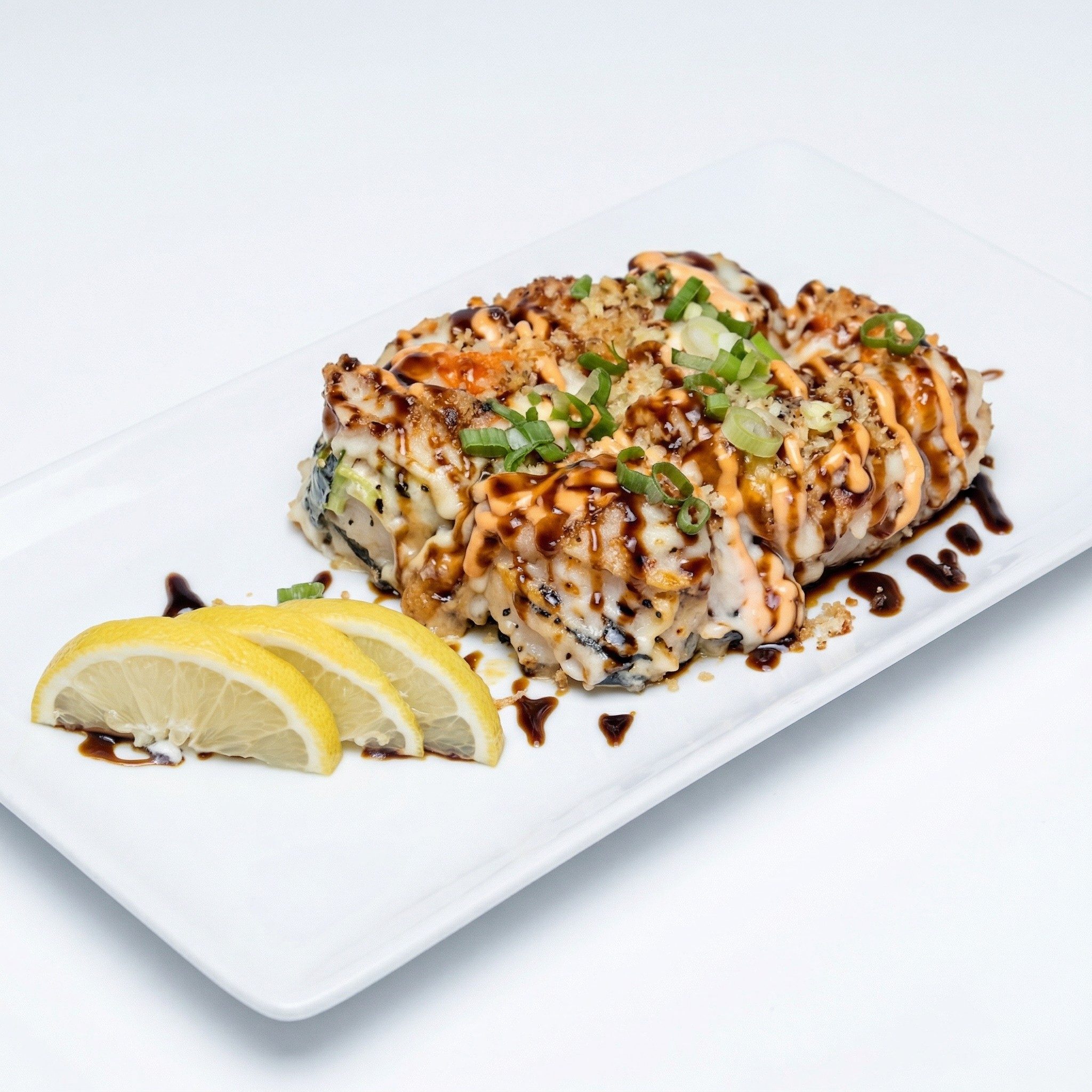 Baked Salmon Roll.