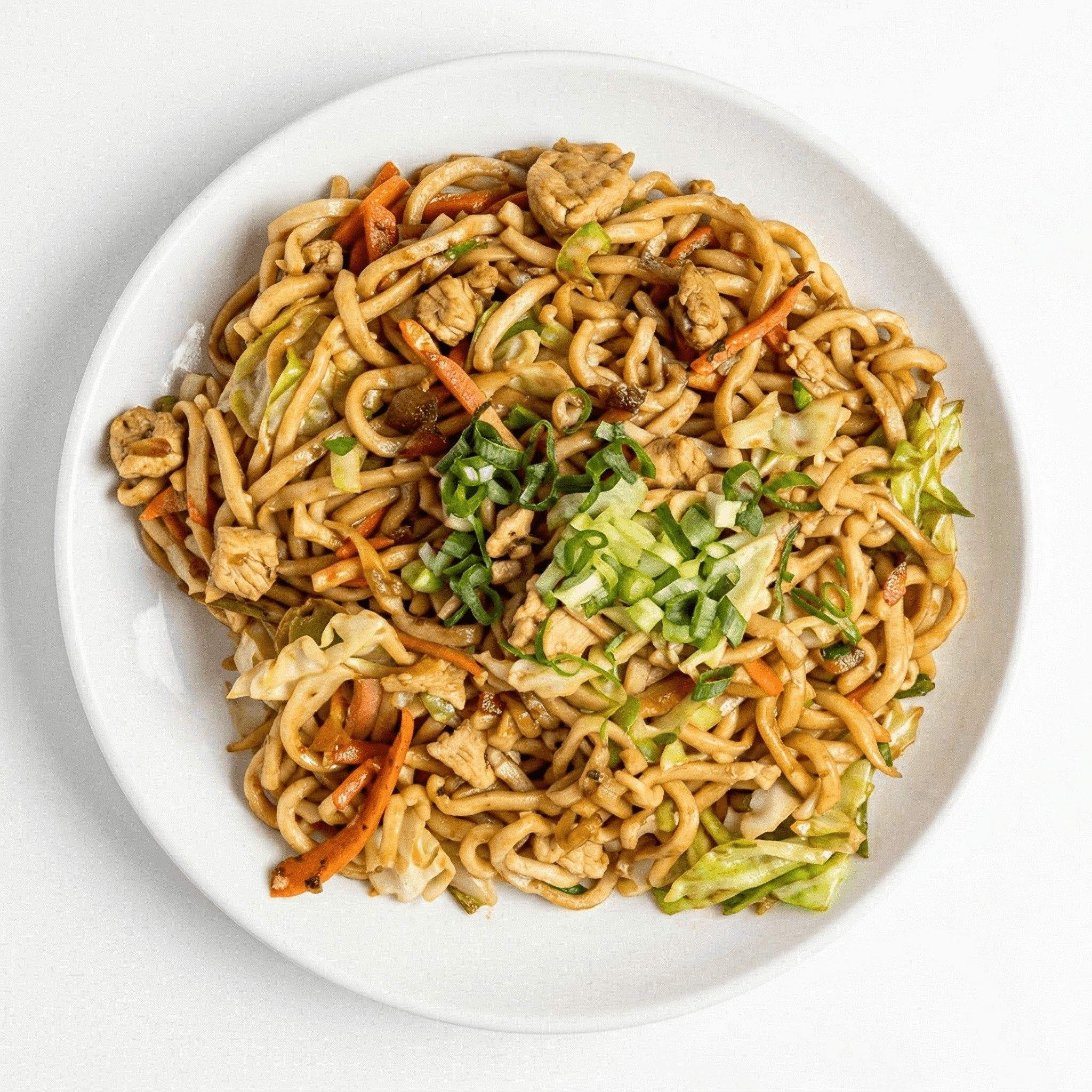 Stir-Fried Noodles Lunch.