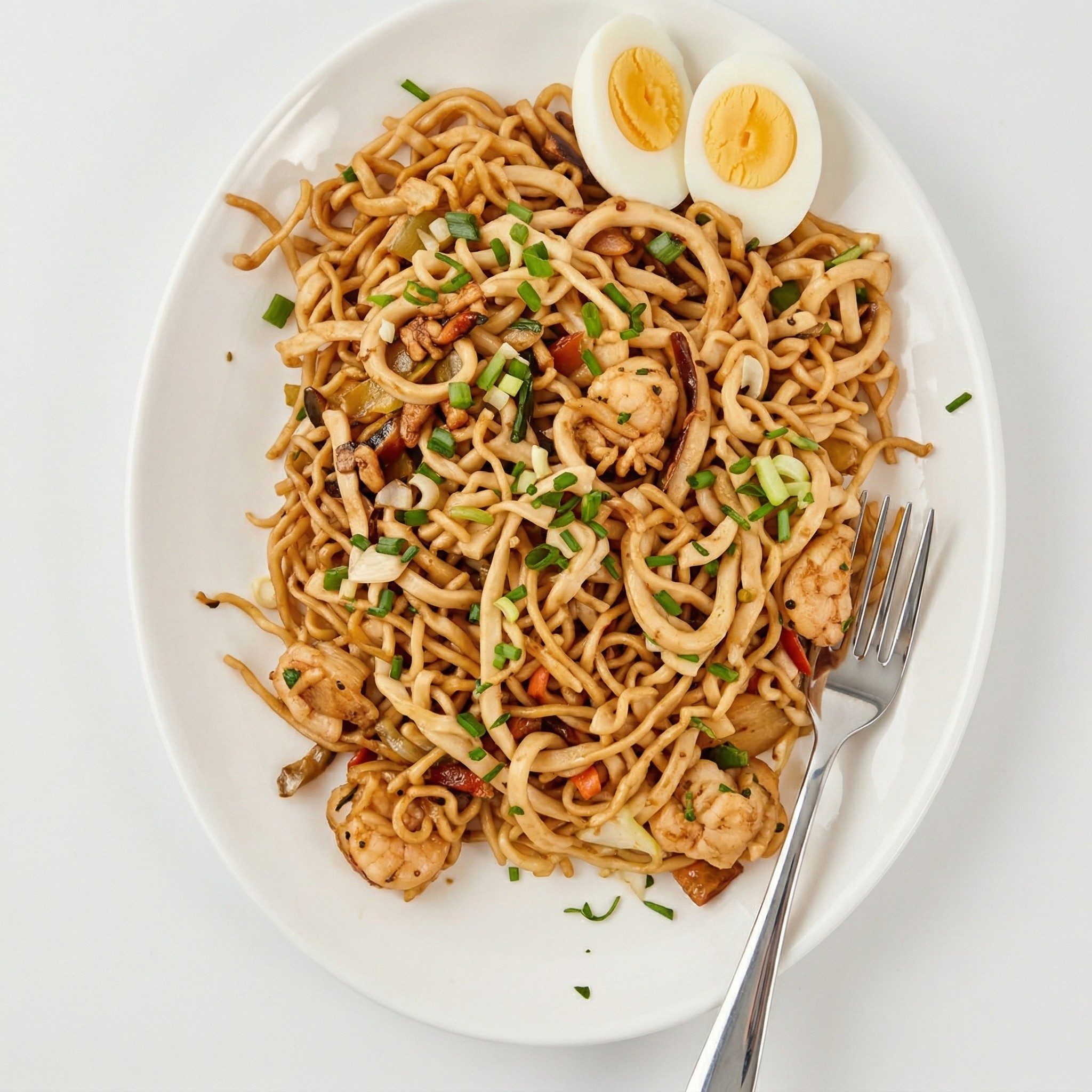 Yaki-Udon Stir-Fry Fusion.