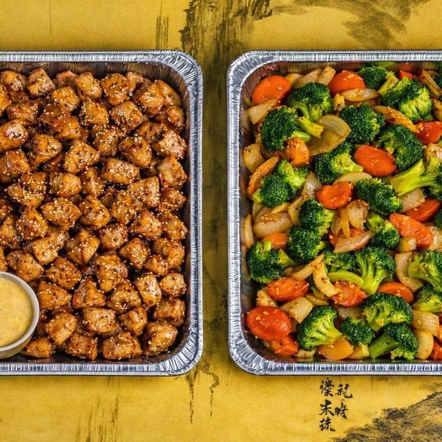 Hibachi Chicken, Vegetables and Rice..