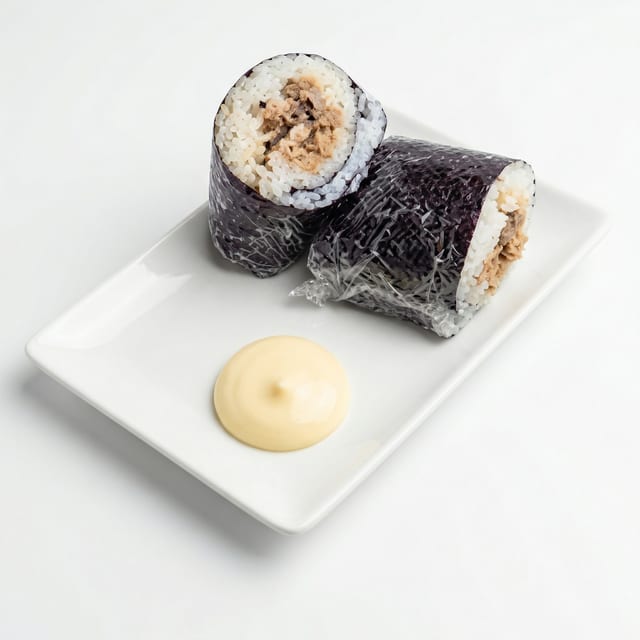 Taiwan Pork Rice Sandwich.