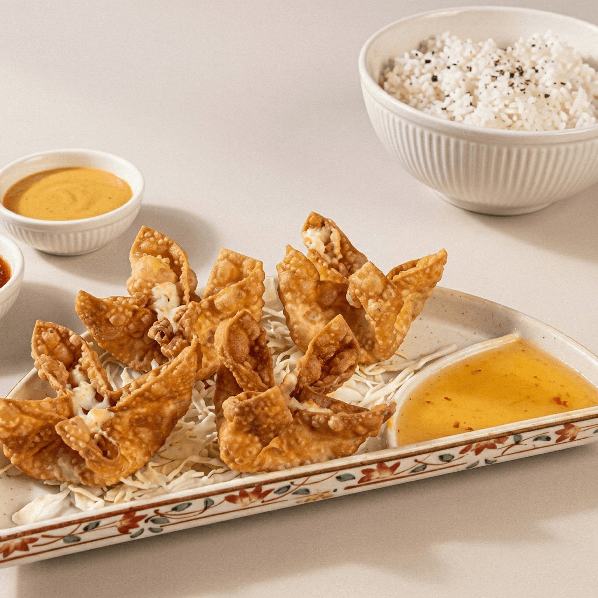 Crab Rangoon.