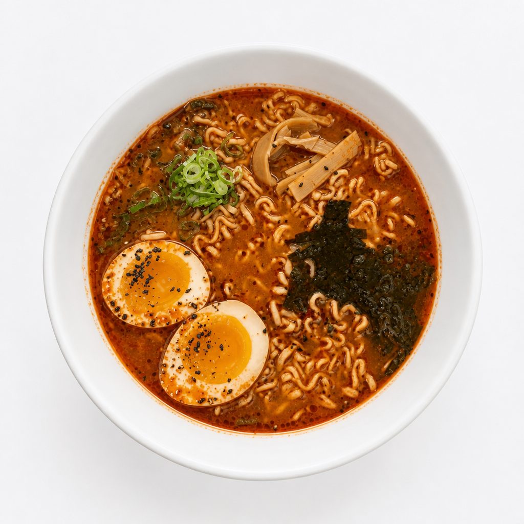 Spicy Miso Korean Ramen.