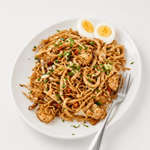 Yaki-Udon Stir-Fry Fusion.