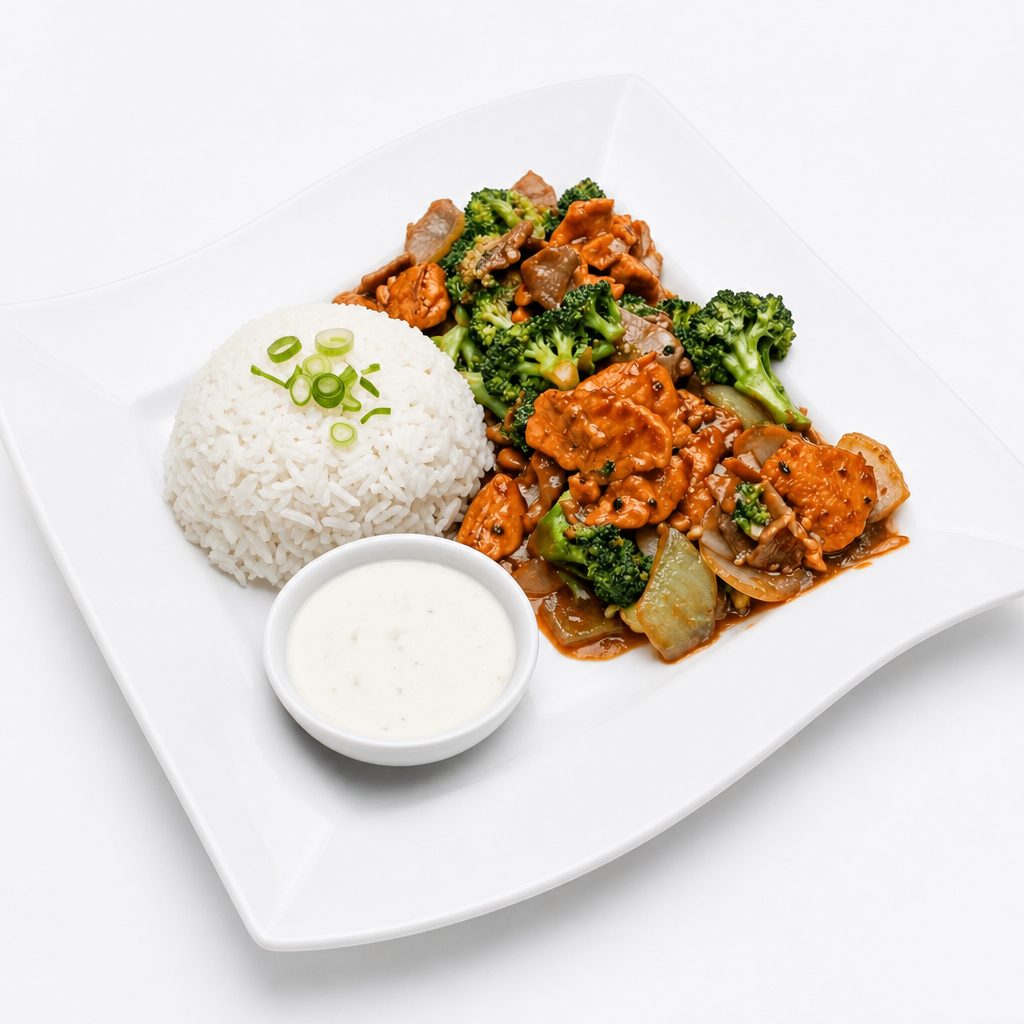 Hibachi Vegetable Plate.