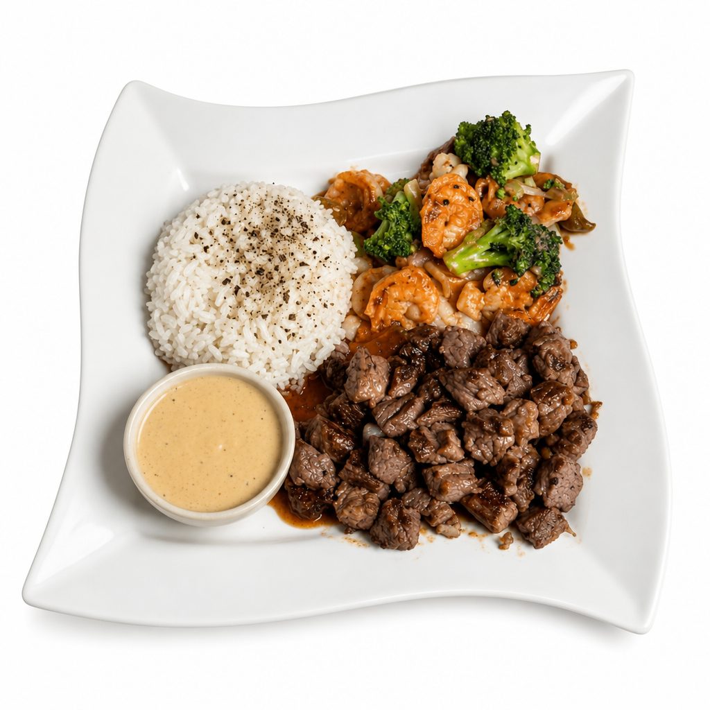 Hibachi Steak Plate.
