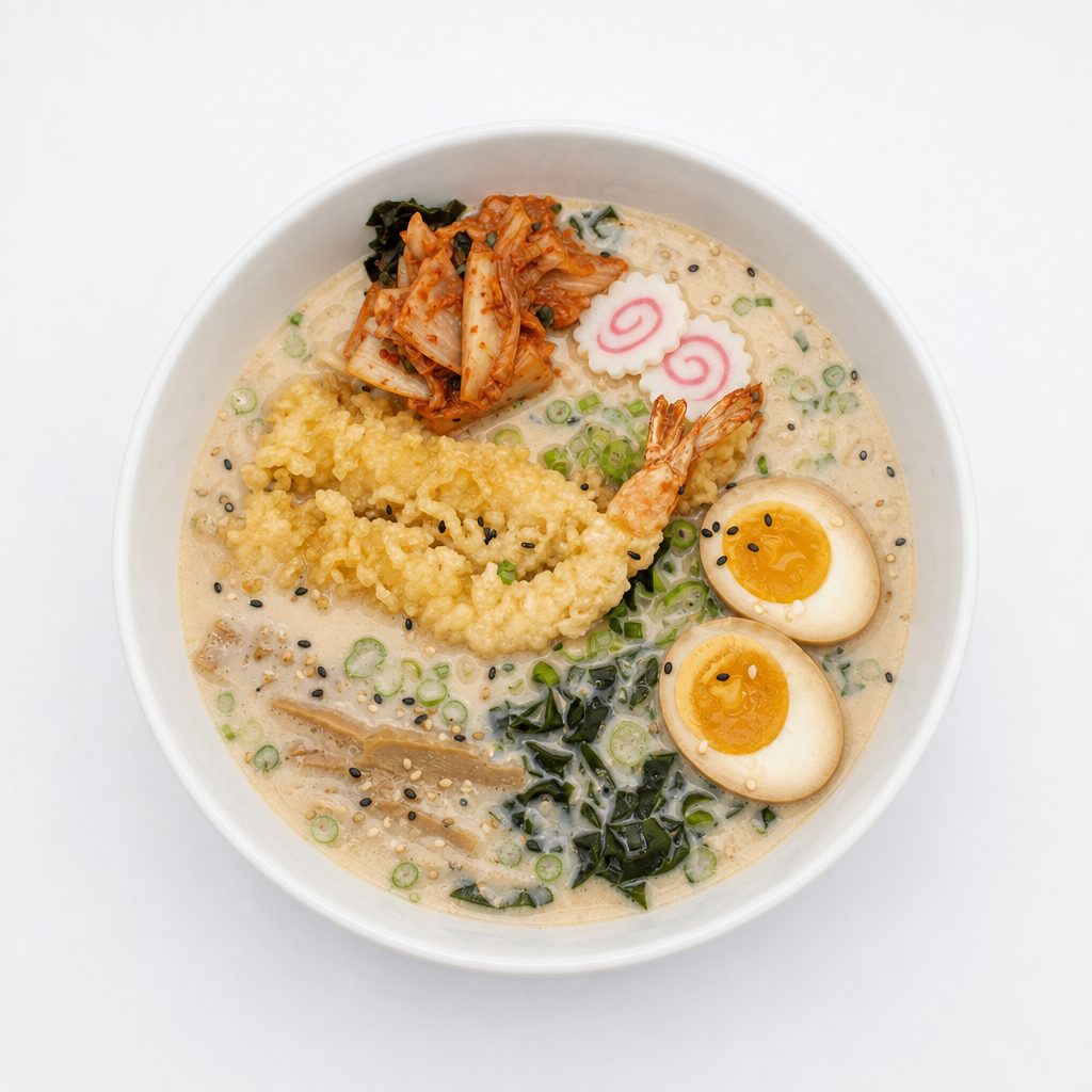 Tempura Kimchi Ramen.