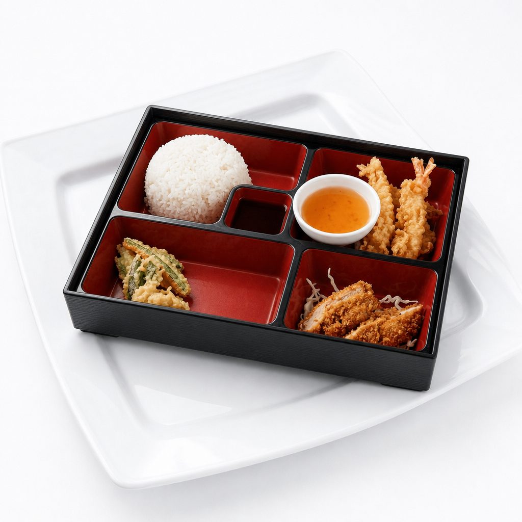 Shrimp Tempura Bento Box.