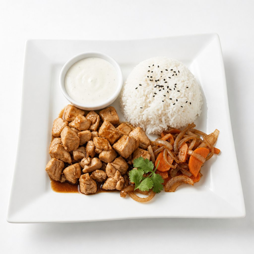 Hibachi Chicken Plate.