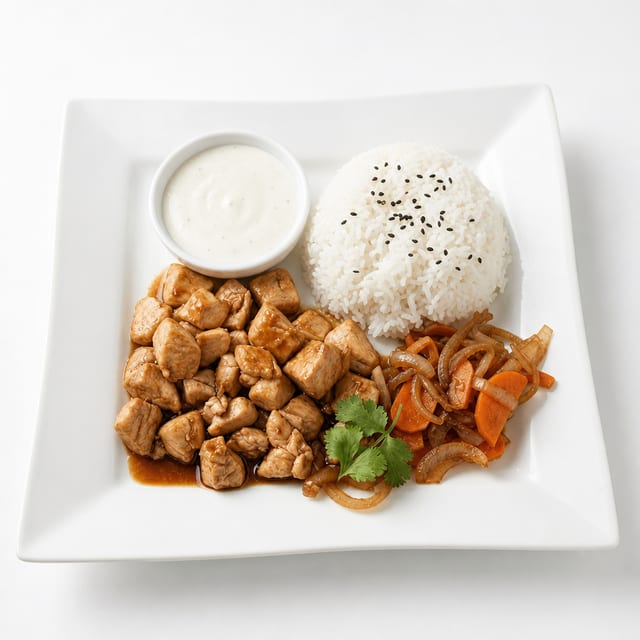 Hibachi Chicken Plate.