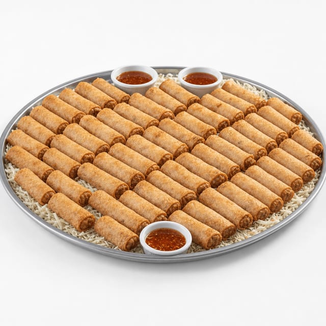 Harumaki (Veg Egg Rolls) - Catering.