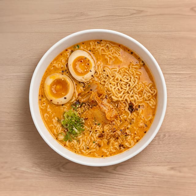 Korean Kimchi Ramen.