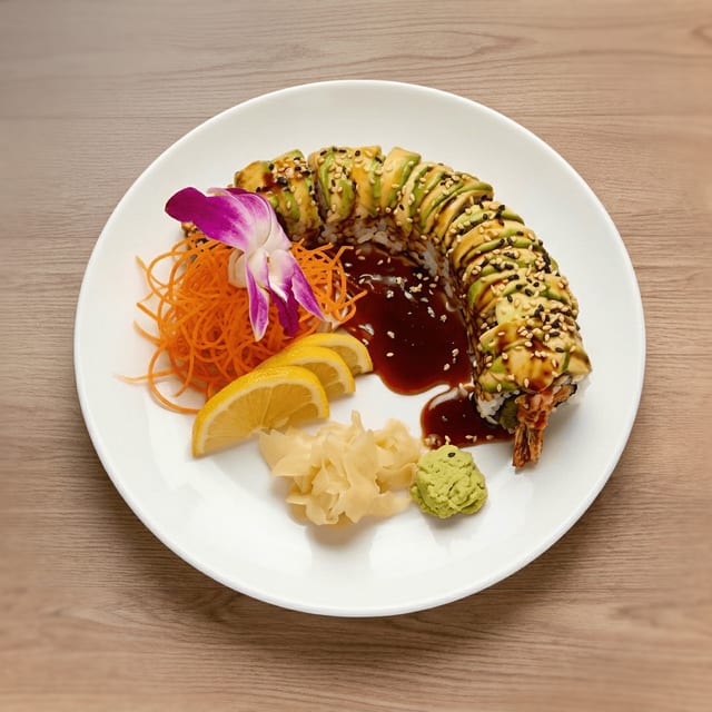 Dragon Roll Lunch.