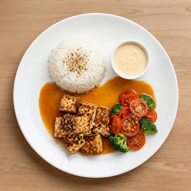 Hibachi Tofu Plate.