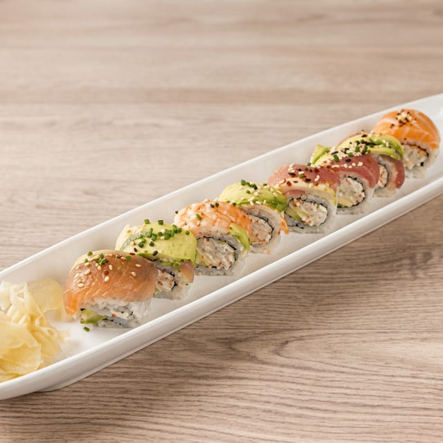 Rainbow Roll Lunch.