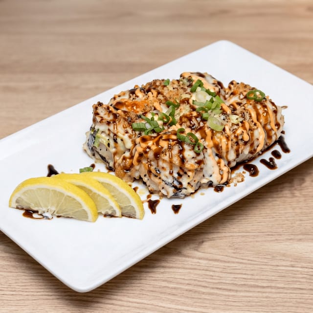 Baked Salmon Roll.