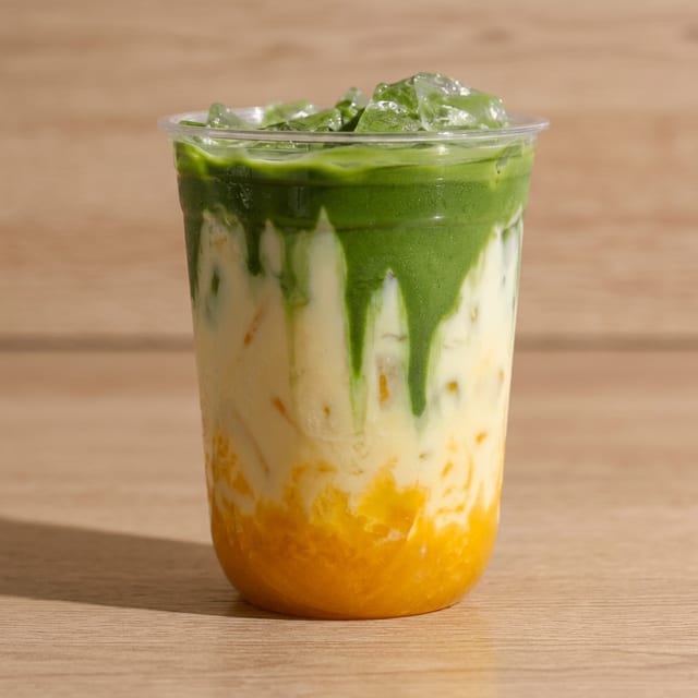 Mango Milk Tea.