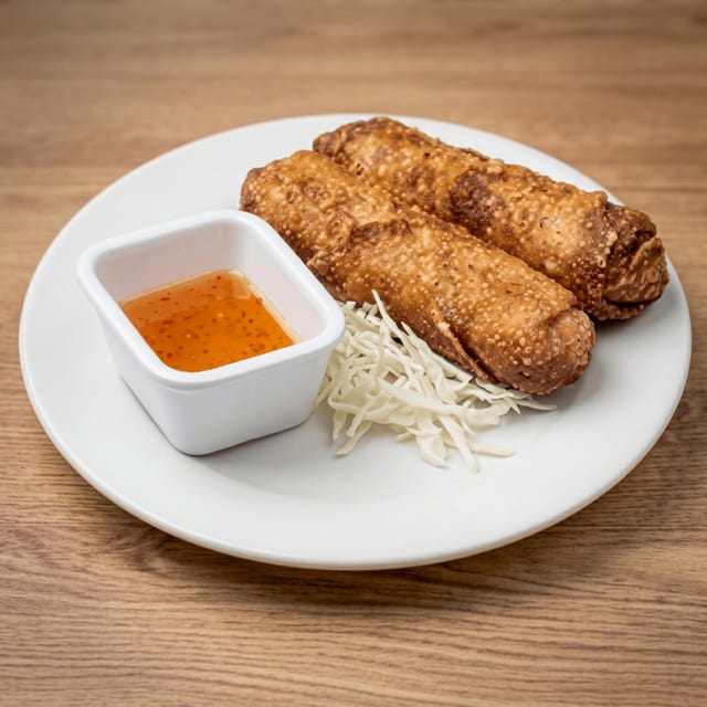 Pork Egg Rolls Lunch.