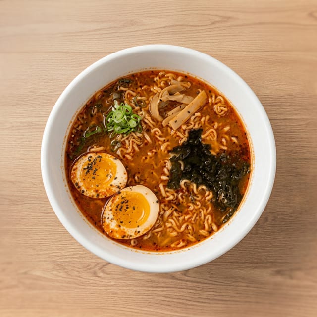Spicy Miso Korean Ramen.