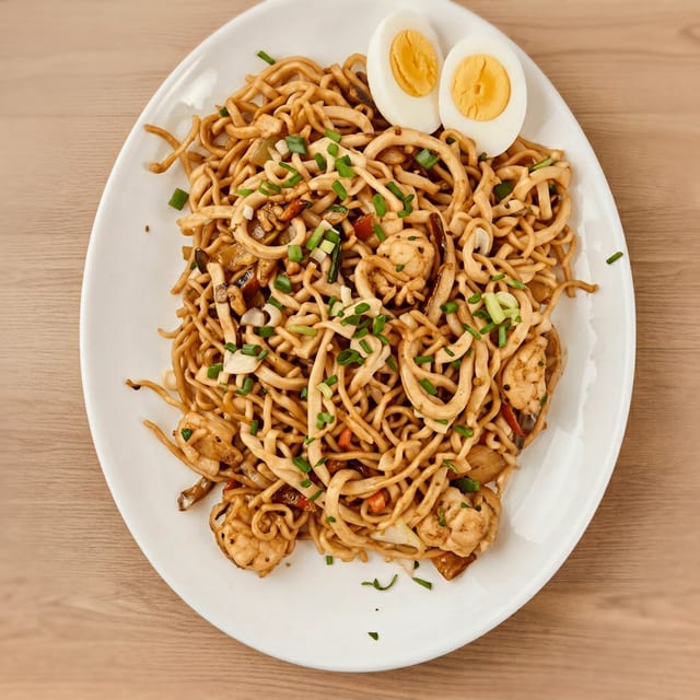 Yaki-Udon Stir-Fry Fusion.