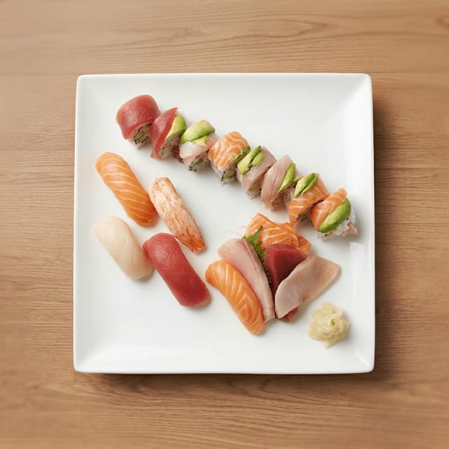 Rainbow Combo Dinner.