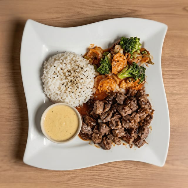 Hibachi Steak Plate.