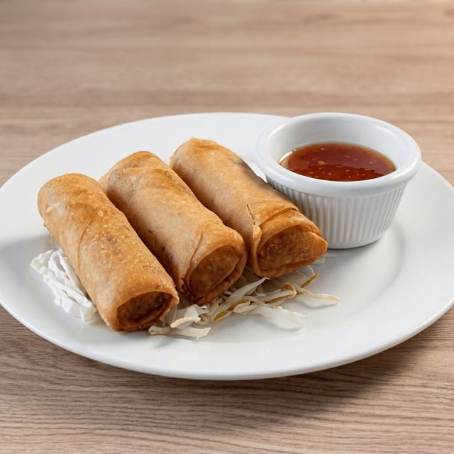 Harumaki (Veg Egg Rolls).