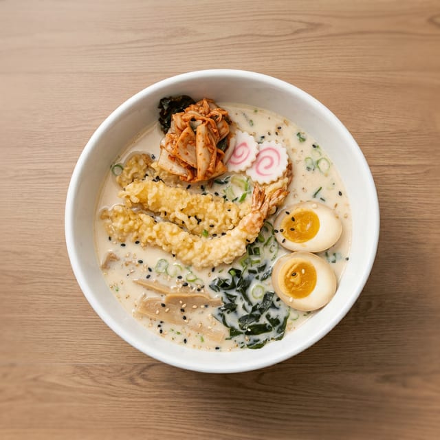Tempura Kimchi Ramen.