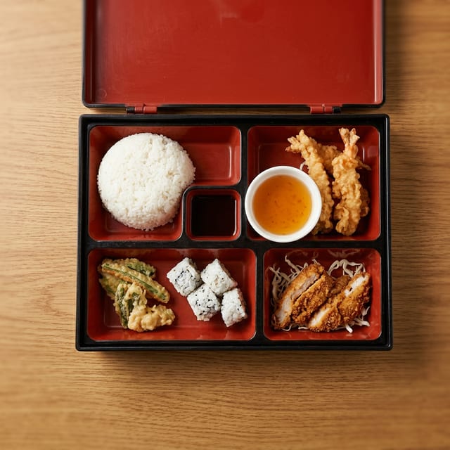 Shrimp Tempura Bento Box.