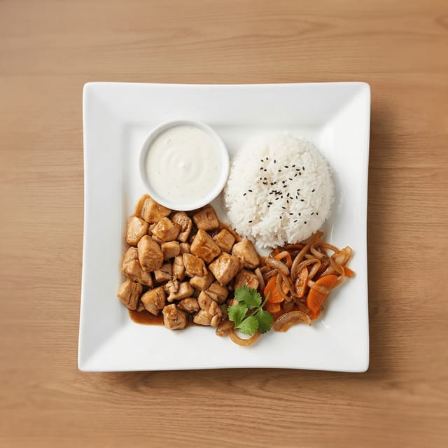 Hibachi Chicken Plate.