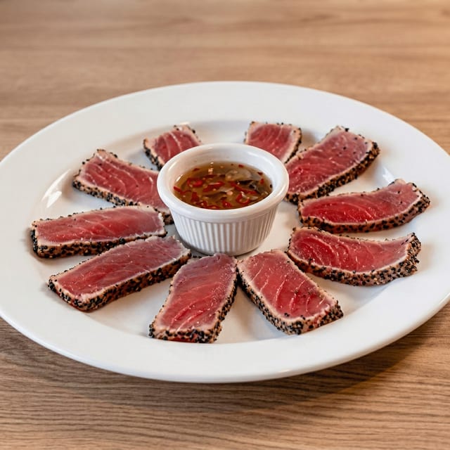 Pepper Tuna Tataki.