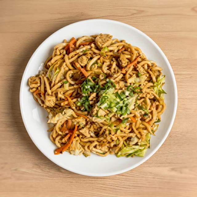 Stir-Fried Noodles Lunch.
